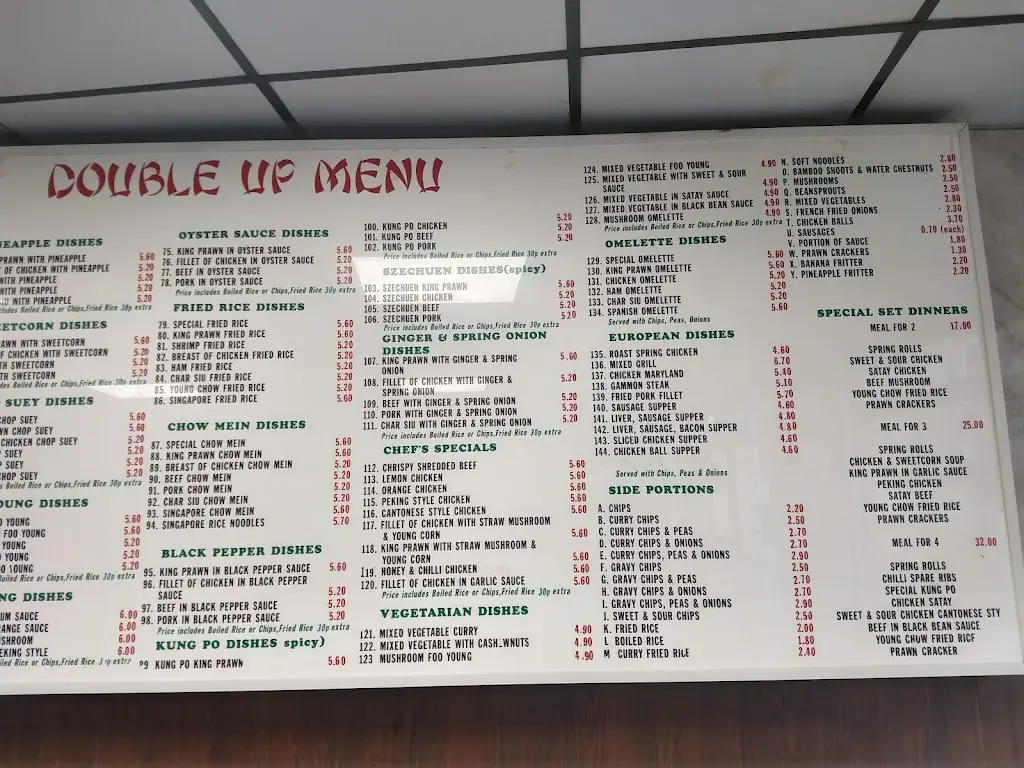 Menu_Double Up_Coalisland_image_3