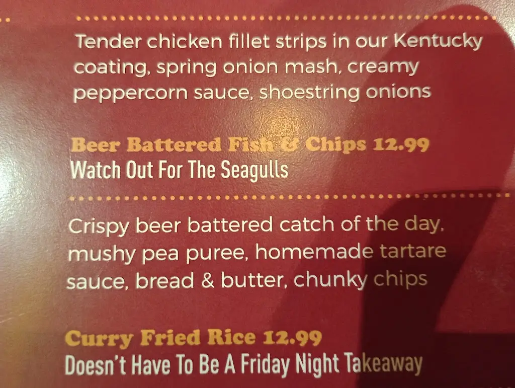 Menu_Bubba Drews_Armagh City Banbridge and Craigavon_image_2