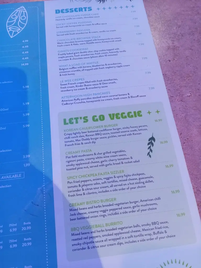 Menu_Bubba Drews_Armagh City Banbridge and Craigavon_image_4