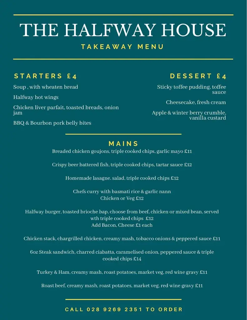 Menu_The Halfway House_Armagh City Banbridge and Craigavon_image_4