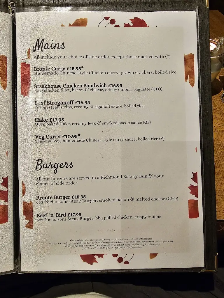 Menu_Bronte Steakhouse & Grill_Armagh City Banbridge and Craigavon_image_4