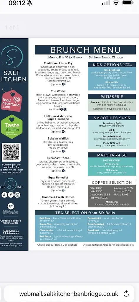 Menu_Salt Kitchen Banbridge_Armagh City Banbridge and Craigavon_immagine_3