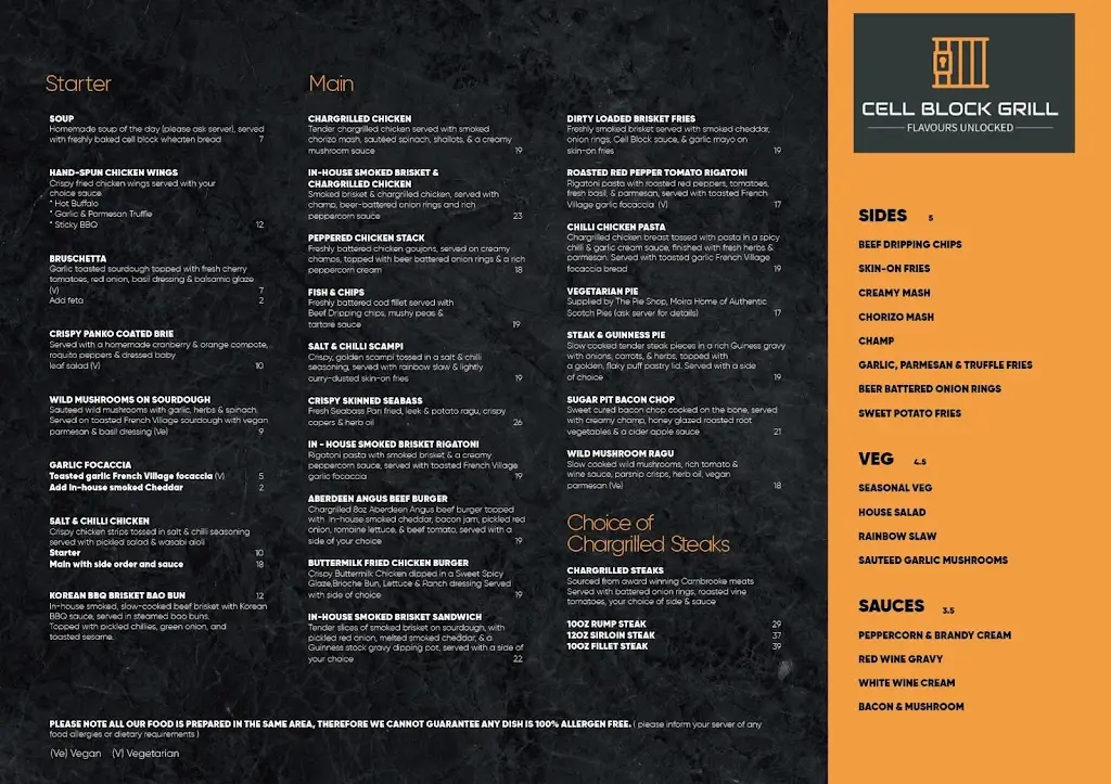 Menu_Cell Block Grill Restaurant_Armagh City Banbridge and Craigavon_image_2