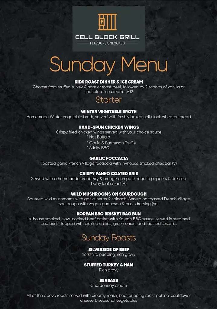 Menu_Cell Block Grill Restaurant_Armagh City Banbridge and Craigavon_image_3