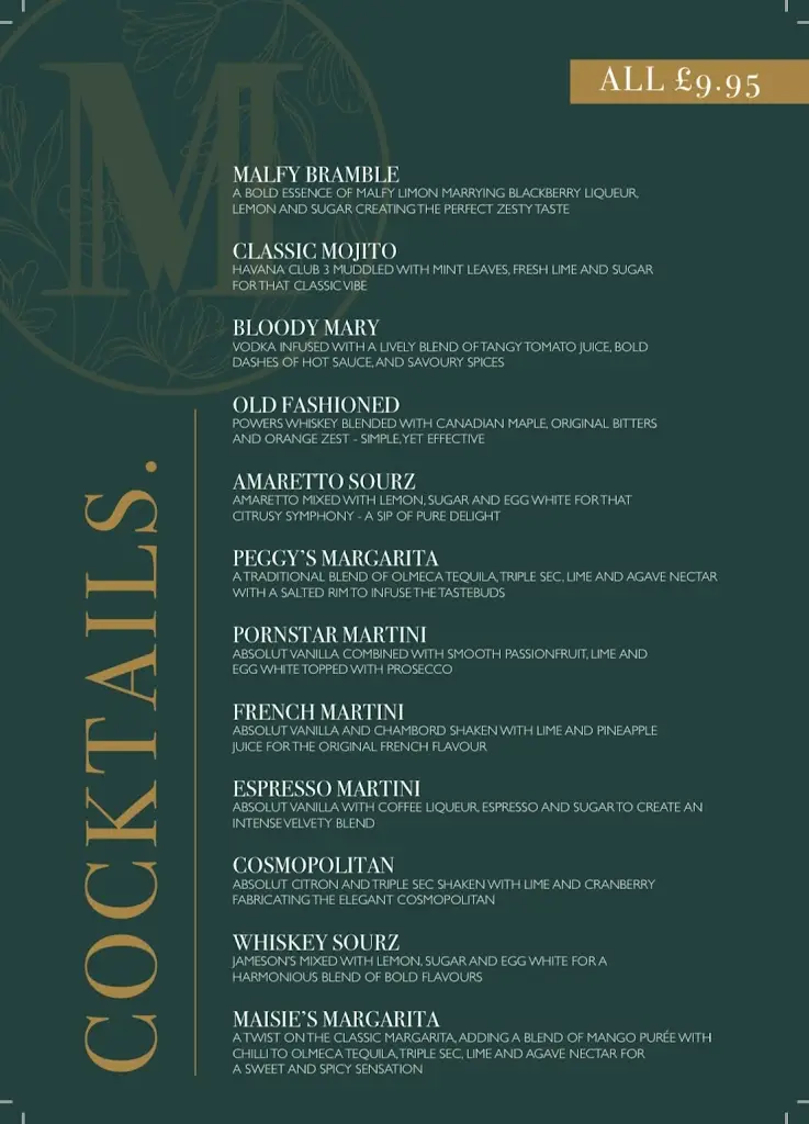 Menü_Maisie's_Armagh City Banbridge and Craigavon_Bild_1