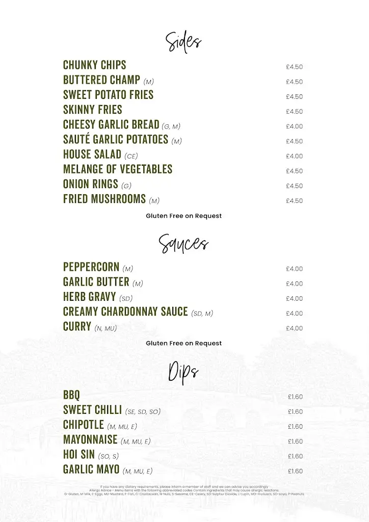 Menu_The Callan Bar_Armagh City Banbridge and Craigavon_image_1