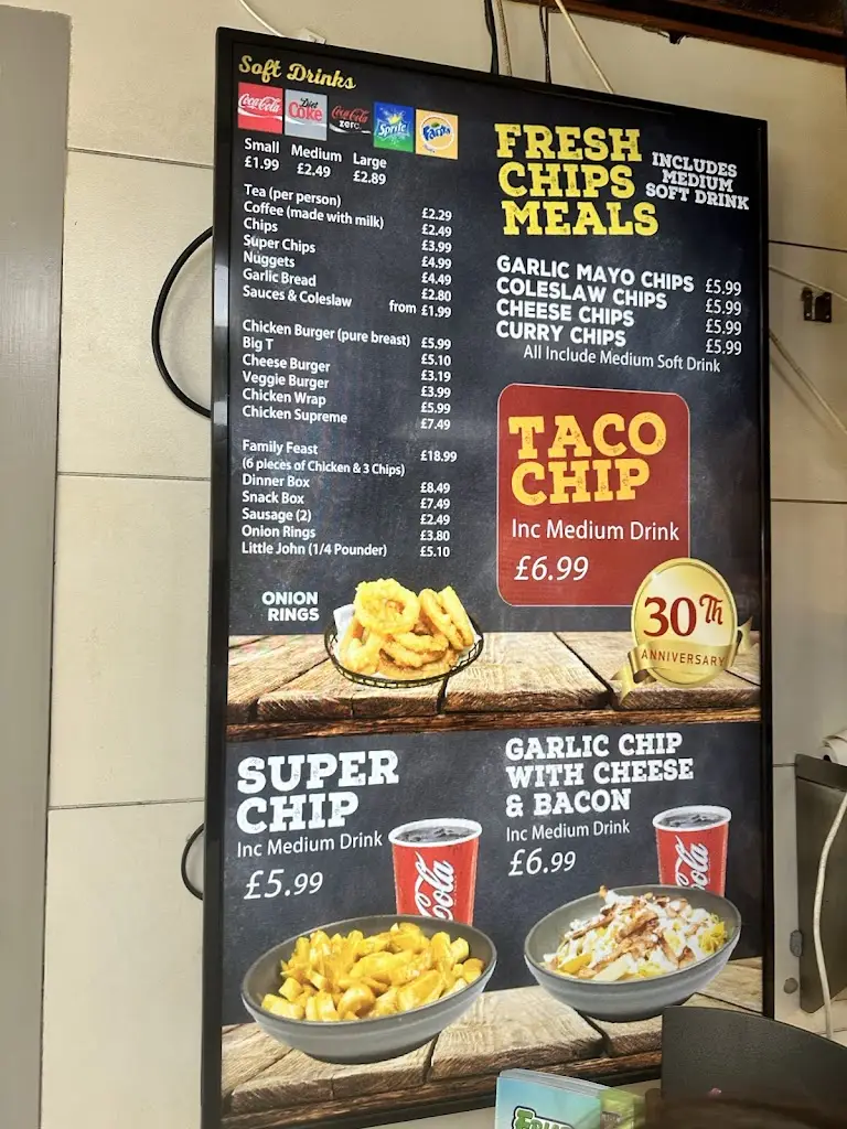 Menu_Friar Tucks Banbridge_Banbridge_image_1