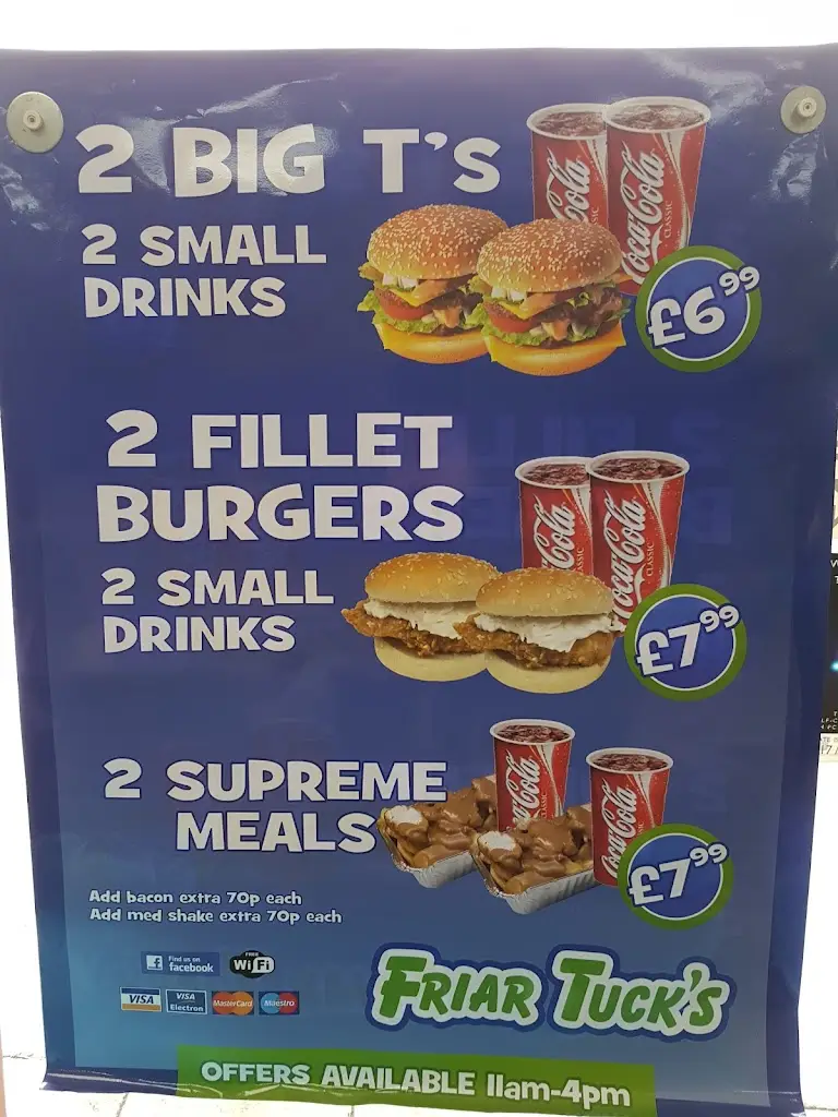 Menu_Friar Tucks Banbridge_Banbridge_image_4