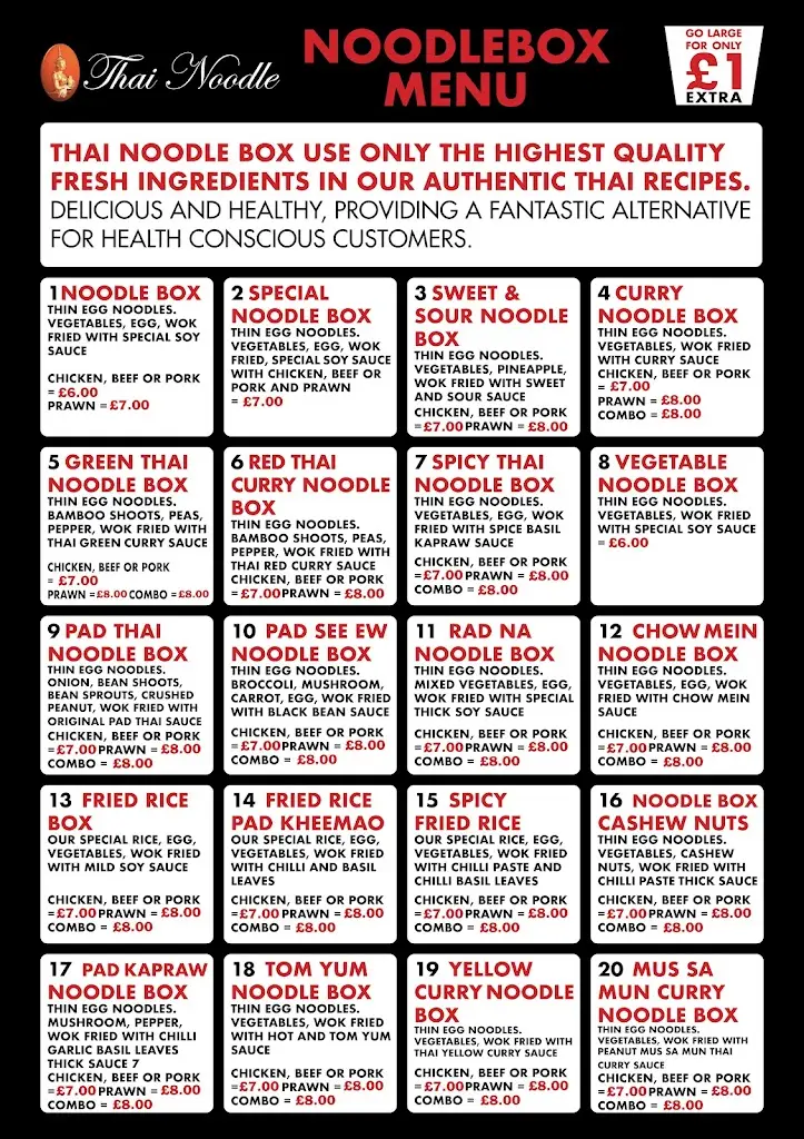 Menu_Thai Noodle_Banbridge_image_2