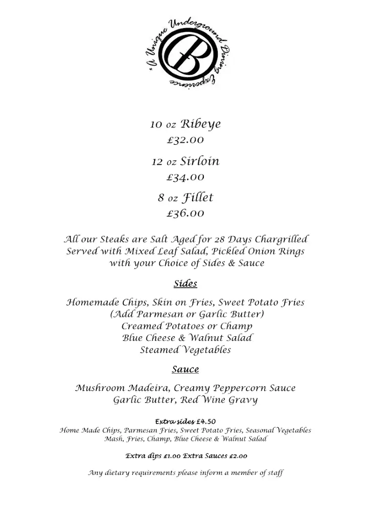 Menu_Underground Dining_Bangor_image_4