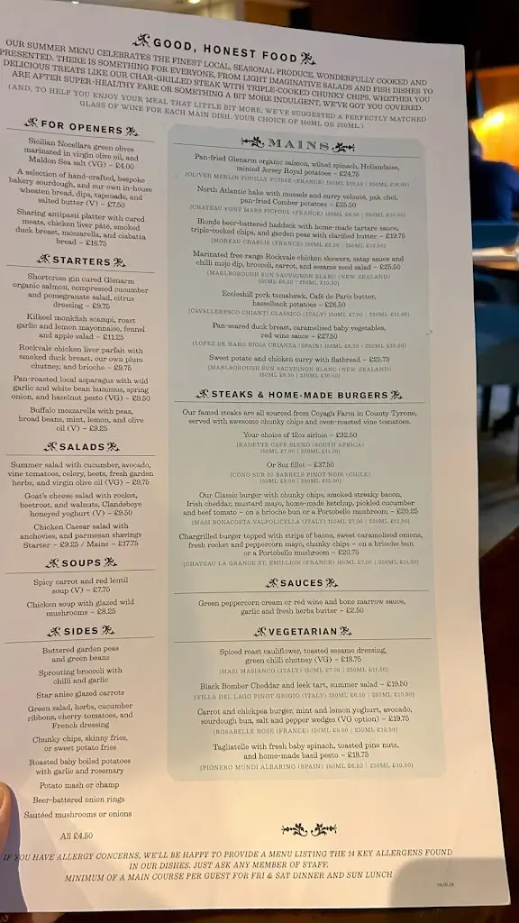 Menu_Coq & Bull_Bangor_image_1