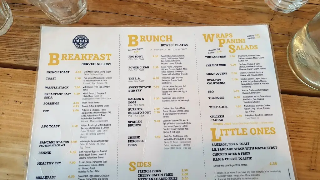 Menu_Urban Food & Coffee_Castlewellan_imagen_3