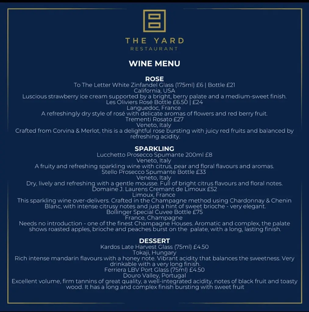 Menu_Hillyard House Hotel_Castlewellan_image_2