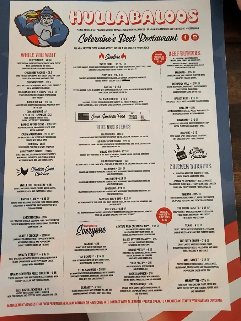 Menu_Hullabaloos Restaurant_Coleraine_image_2