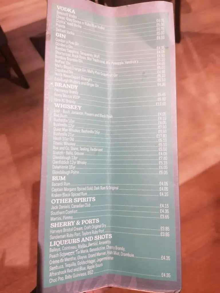 Menu_Elliot’s Bistro_Coleraine_image_4