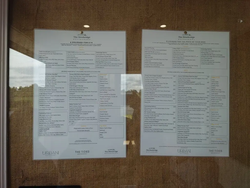 Menu_The Newbridge Restaurant_Coleraine_image_2