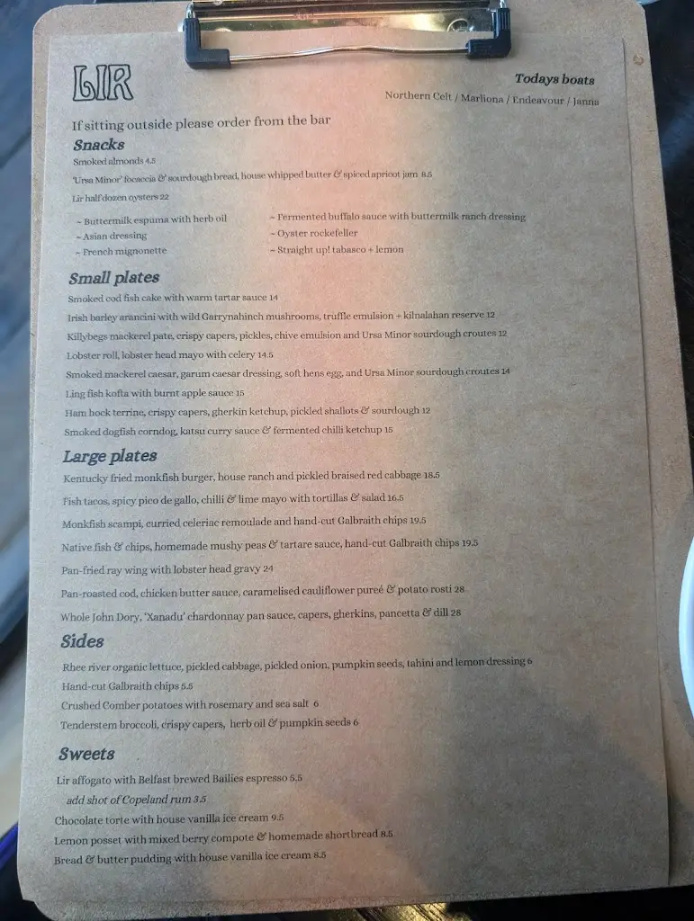 Menu_LIR_Coleraine_image_3