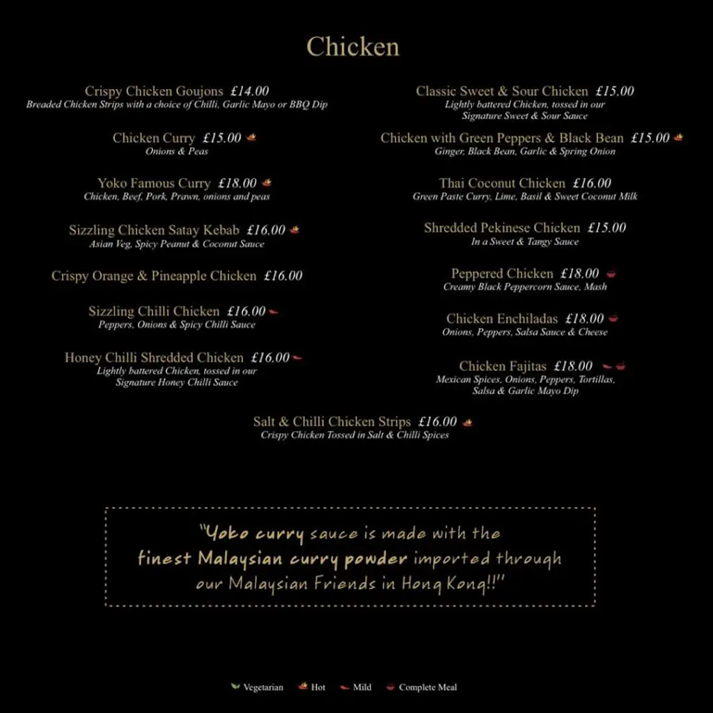 Menu_Yoko at the Jet Centre_Coleraine_image_1