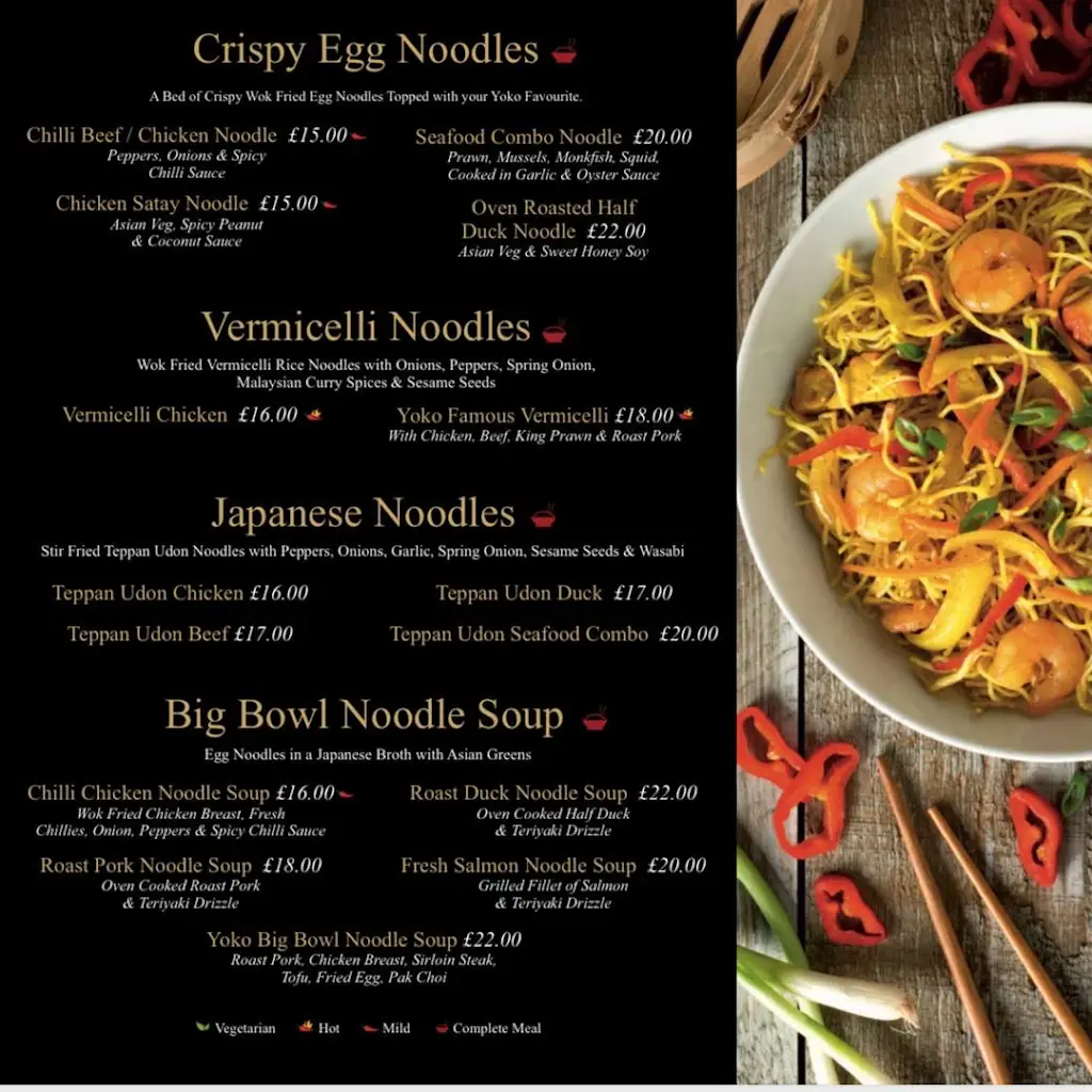 Menu_Yoko at the Jet Centre_Coleraine_image_3