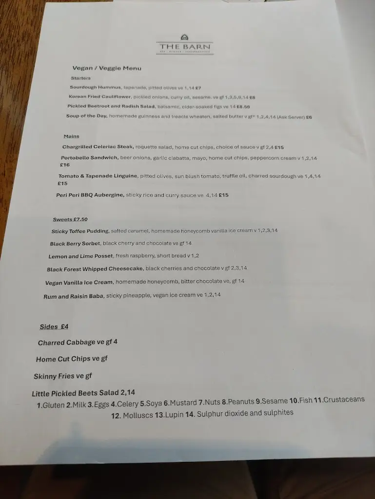 Menu_The Barn Bar & Country Kitchen_Crossgar_image_1