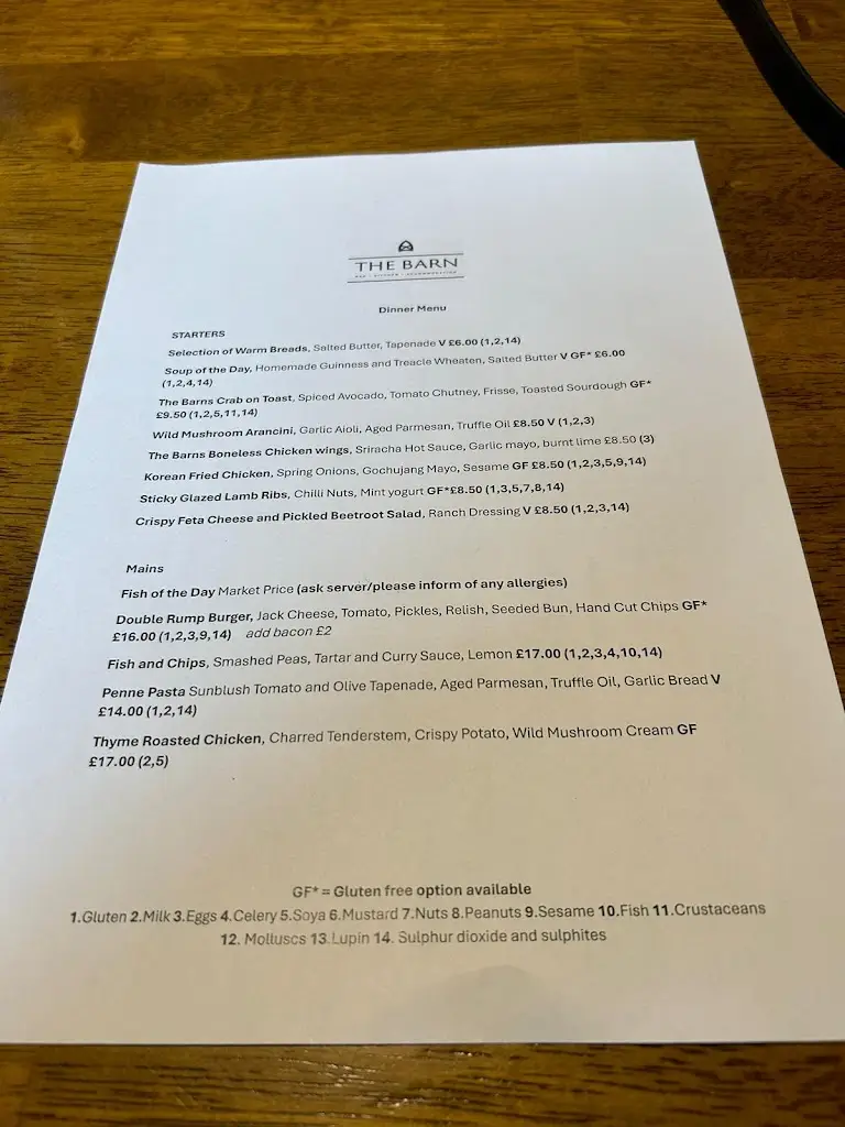 Menu_The Barn Bar & Country Kitchen_Crossgar_image_3