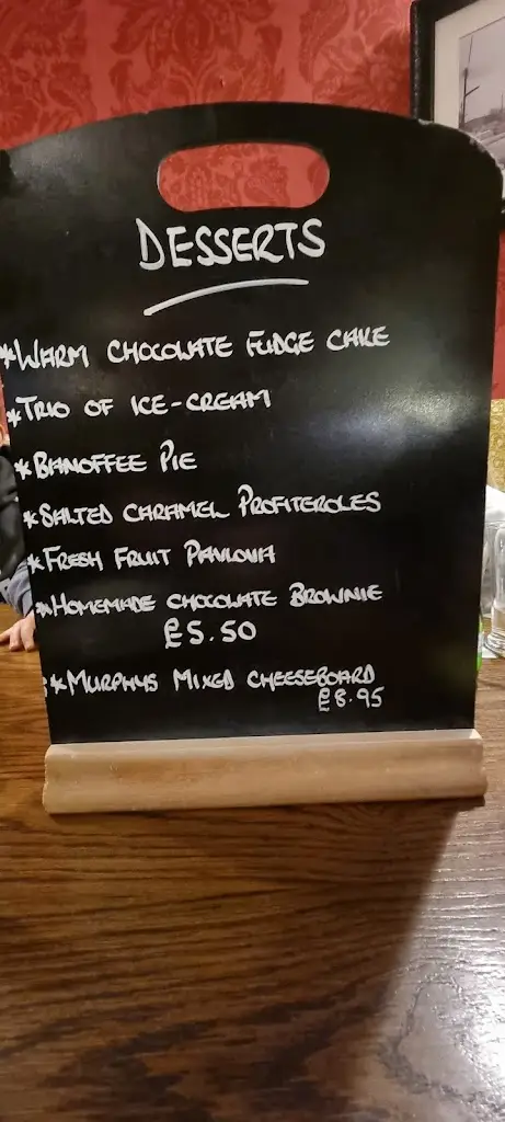 Menu_Murphys Bar & Restaurant_Crossgar_image_1