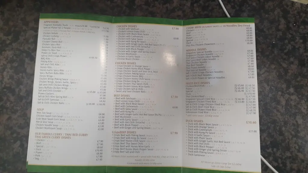 Menu_Kams Chinese, Crossmaglen_Crossmaglen_image_1