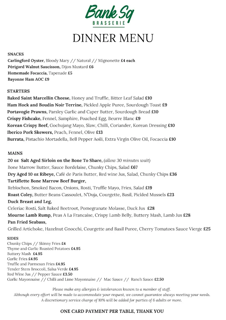Menu_Bank Square Brasserie_City of Belfast_immagine_4