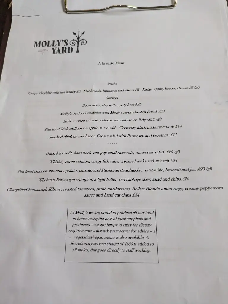 Menu_Molly's Yard_City of Belfast_image_1