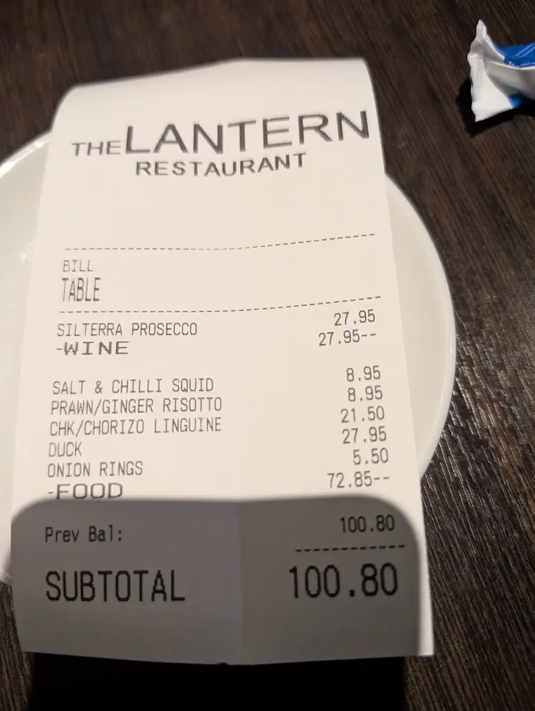 M F_The Lantern Restaurant_City of Belfast_review