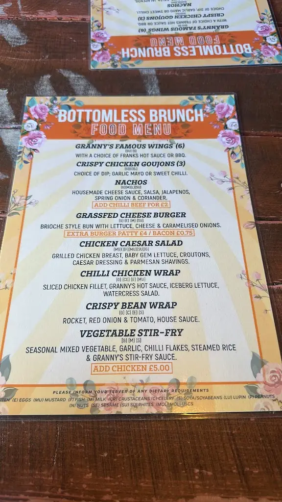 Menu_Granny Annies Kitchen_City of Belfast_immagine_2