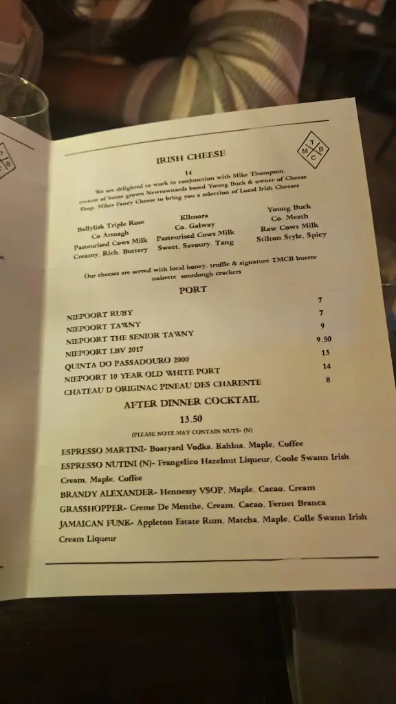 Menu_The Muddlers Club Restaurant_City of Belfast_image_3