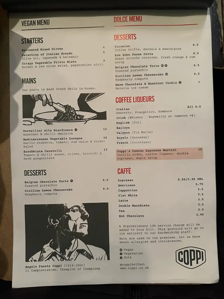Menu_Coppi Restaurant_City of Belfast_image_3