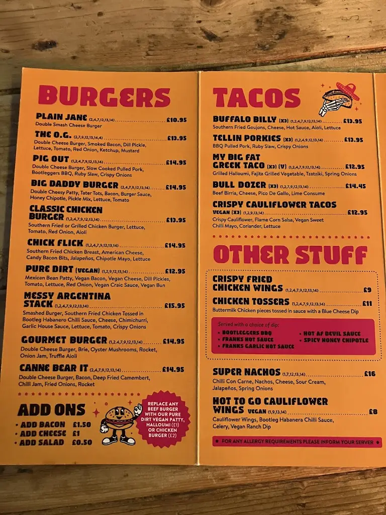 Menu_Bootleggers_City of Belfast_image_2