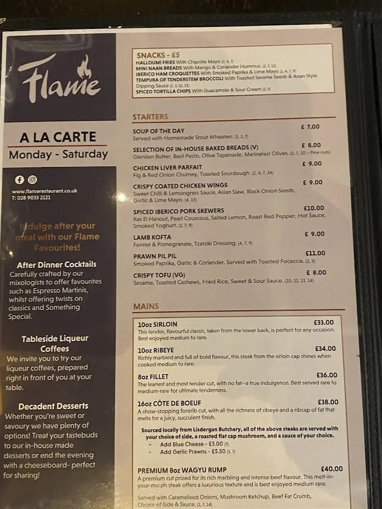 Menu_Flame_City of Belfast_image_1