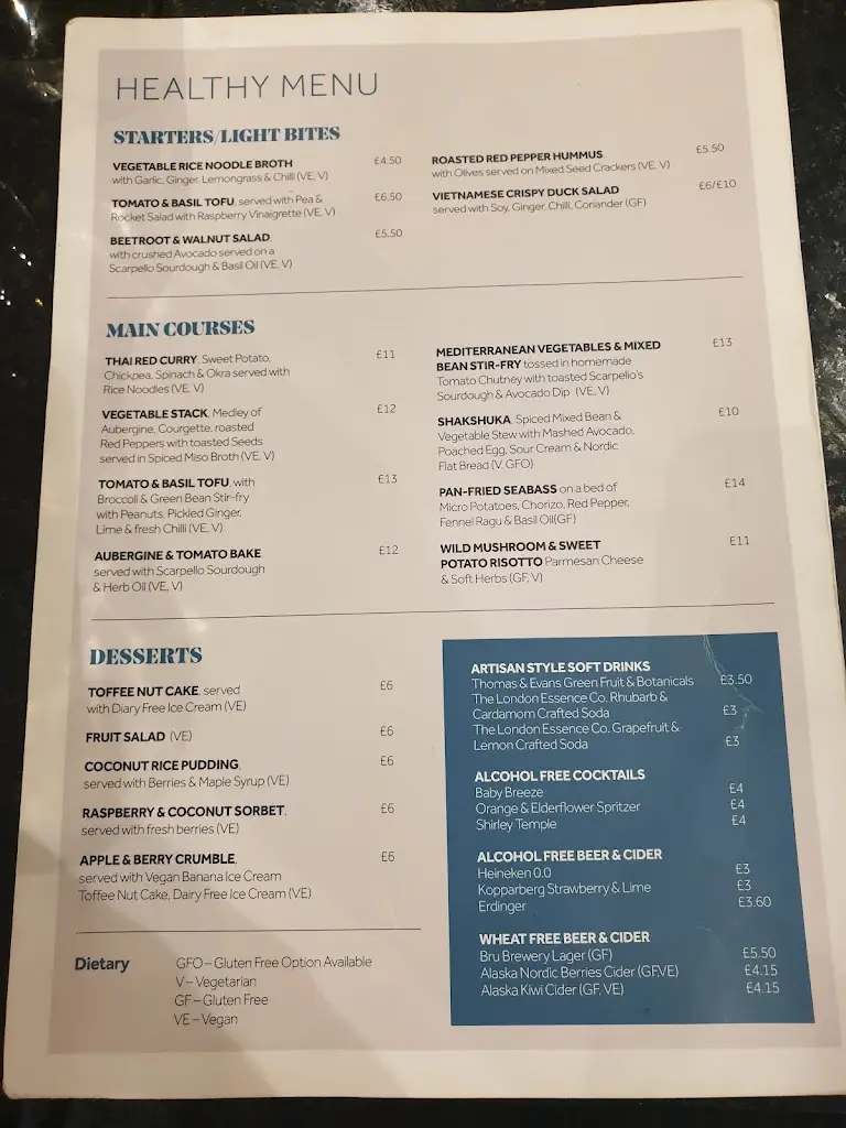 Menu_Caterina’s Bistro, Da Vinci's Hotel_Culmore_image_2