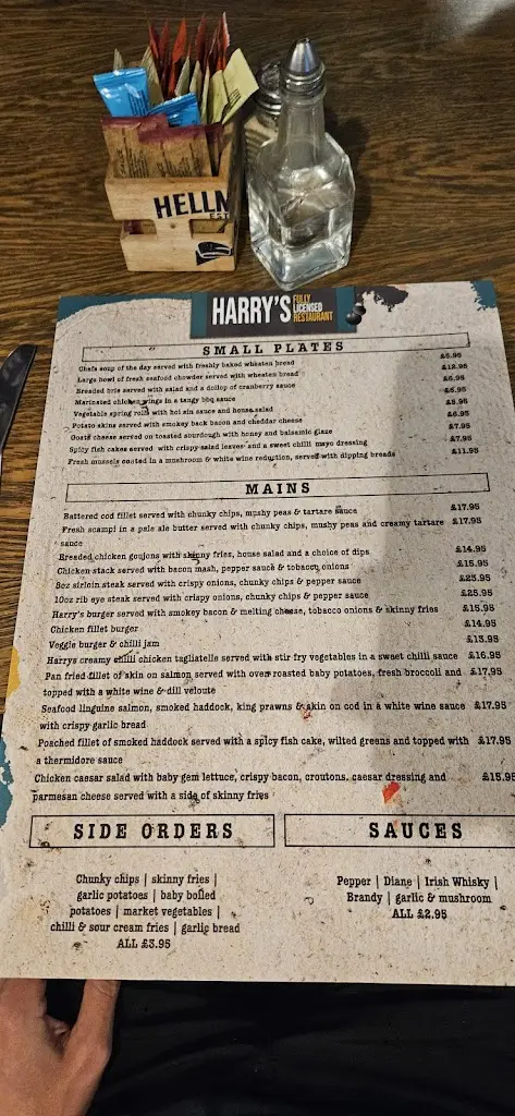 Menu_Harrys Cushendall_Cushendall_image_4