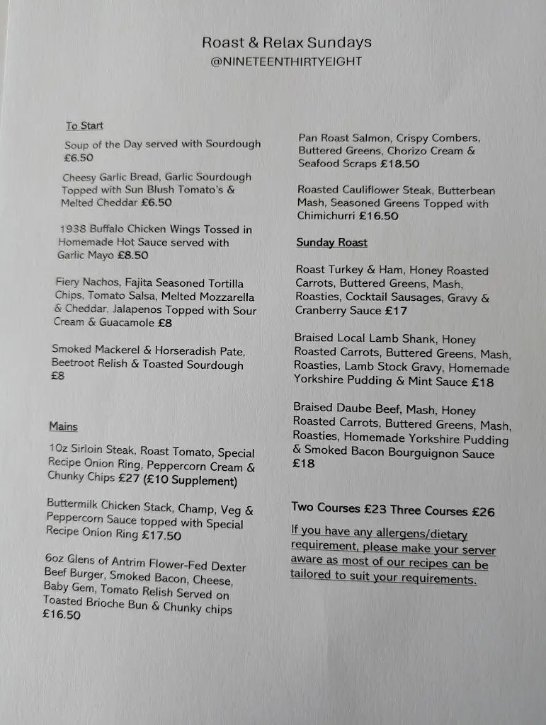 Caleb McMitchell_Nineteen Thirty Eight_Cushendall_review