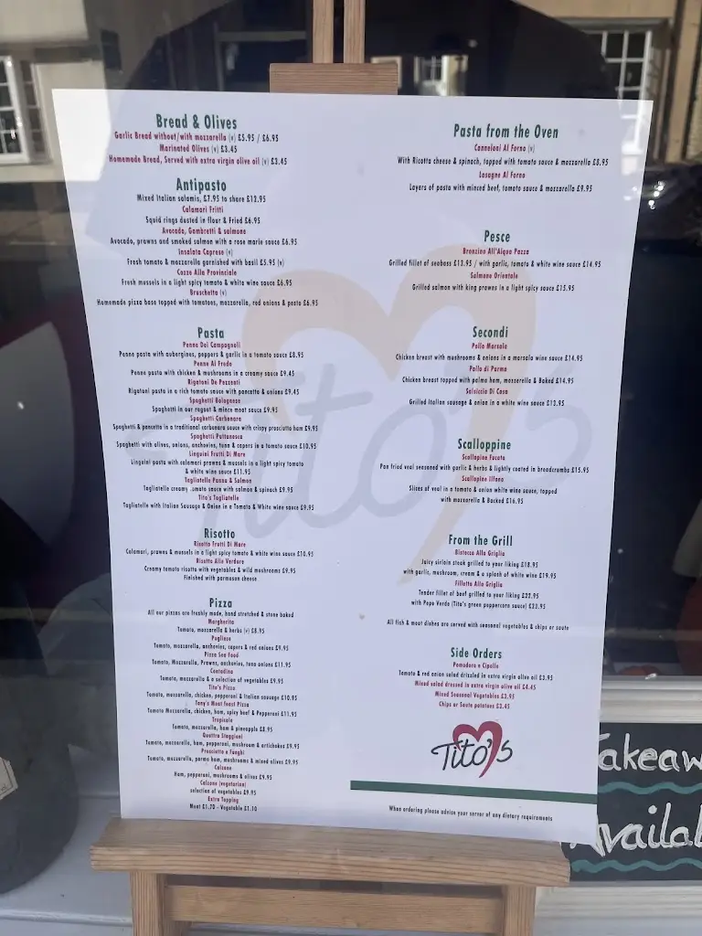 Menu_Titos Ristorante_Bildeston_image_1