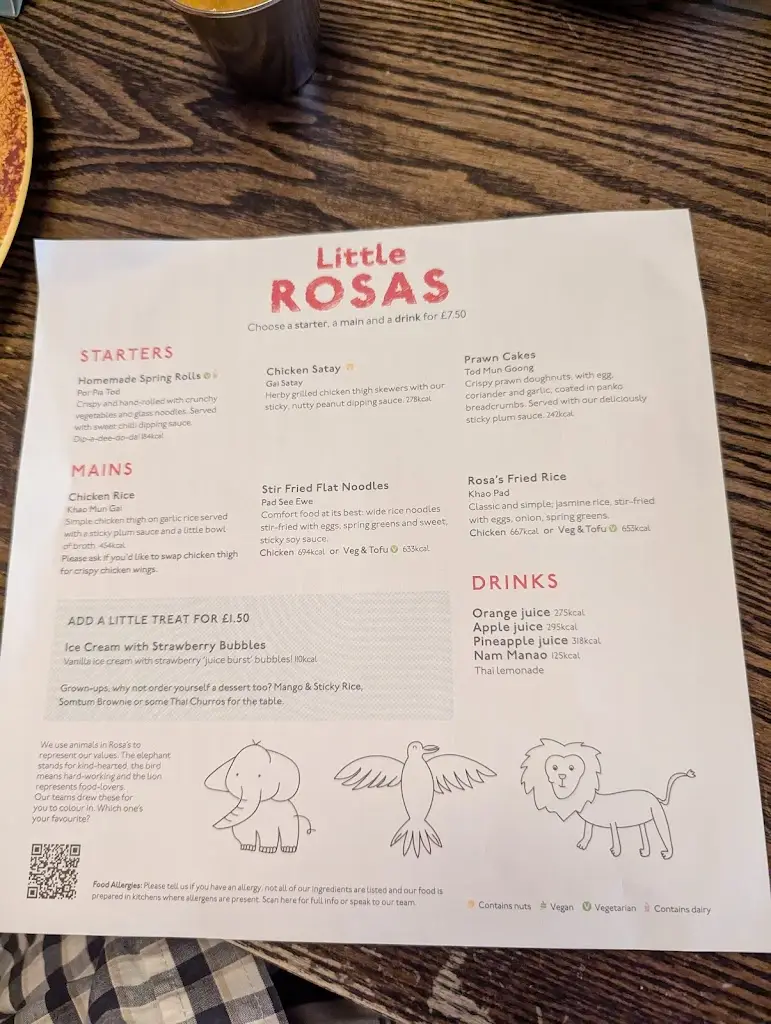 Menu_Rosa's Thai Guildford_Gilford_image_1