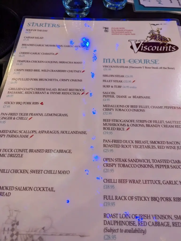 Menu_Viscounts Restaurant_Dungannon_image_4