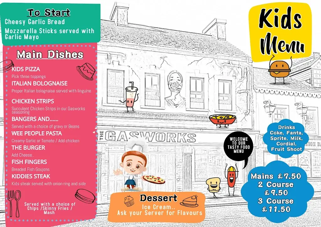 Menu_The Gasworks_Dungannon_image_3