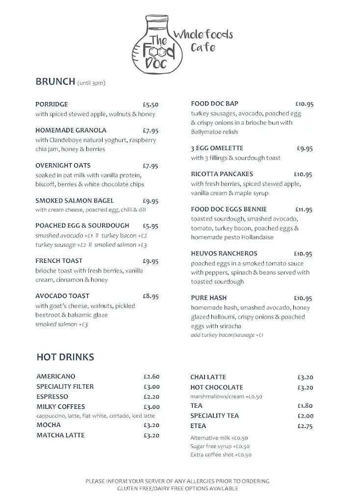 Menu_The Food Doc_Dungannon_image_1