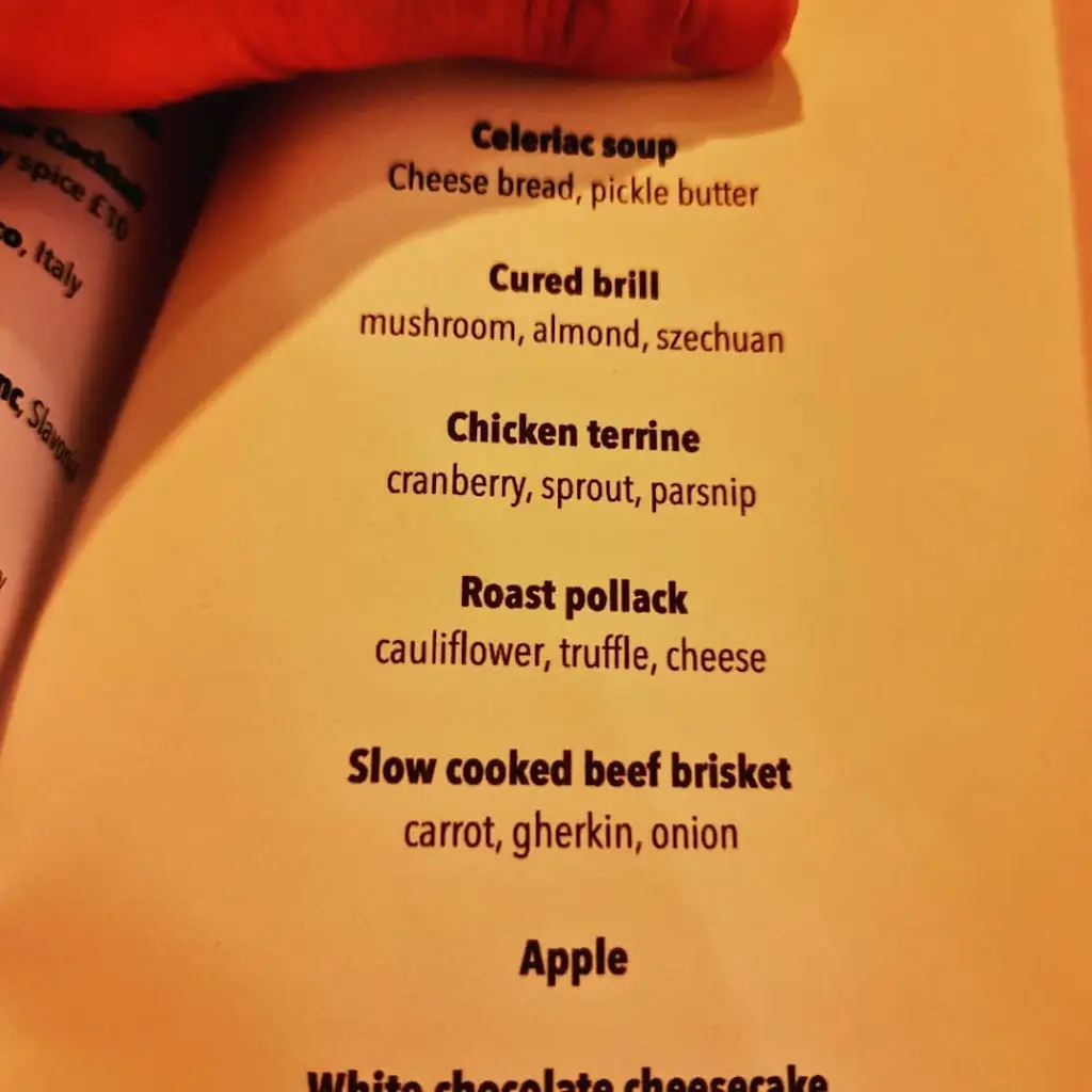 Menu_Number Eight_Bideford_image_3