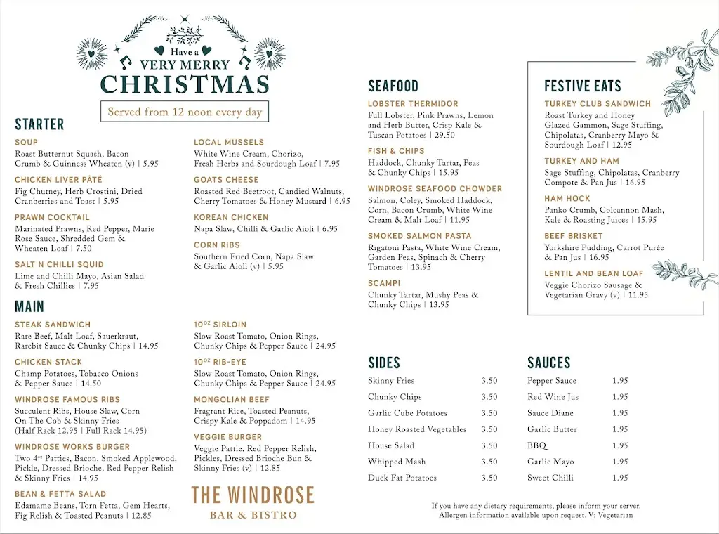 Menu_Windrose Bar & Restaurant_Greenisland_image_1
