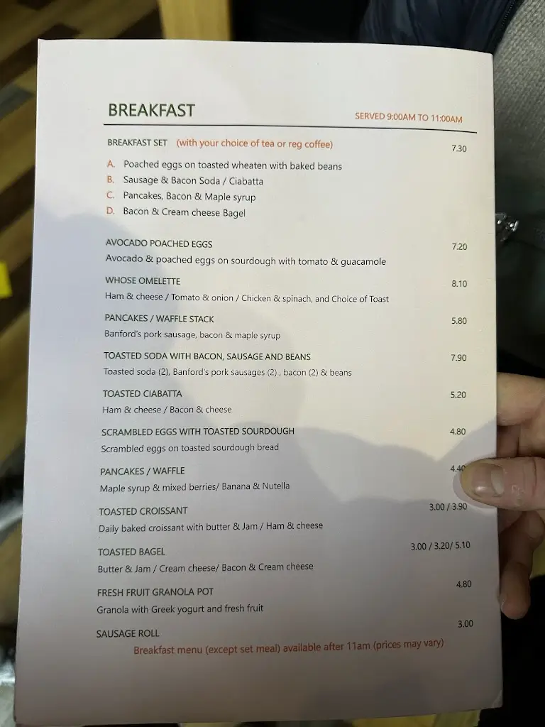 Menu_Whose Art Café_Jordanstown_image_1