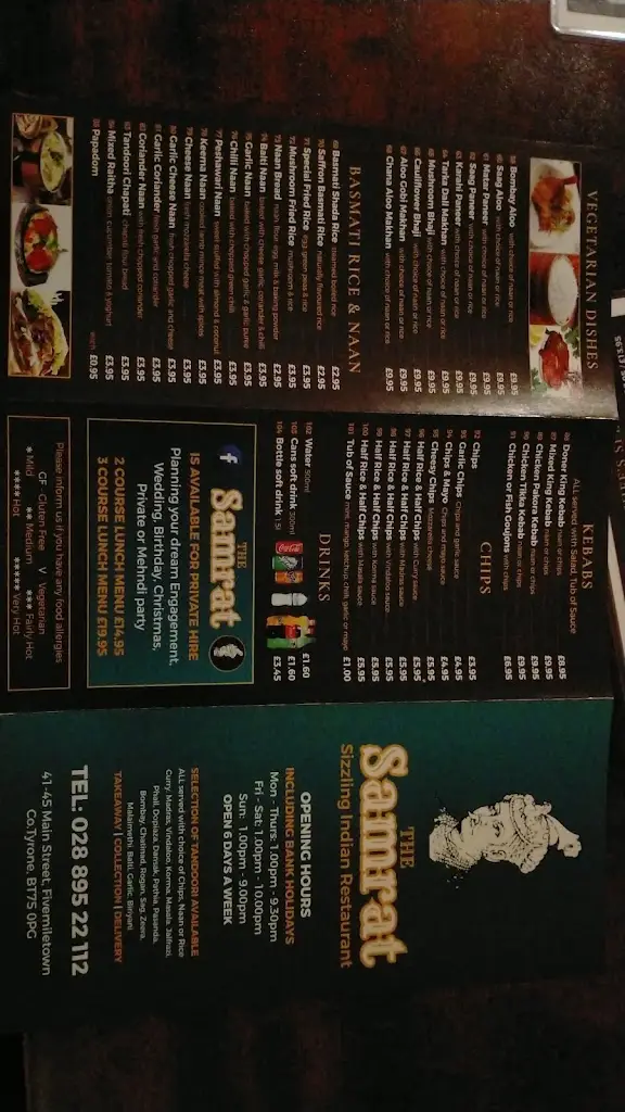 Menu_The Samrat_Fivemiletown_image_2