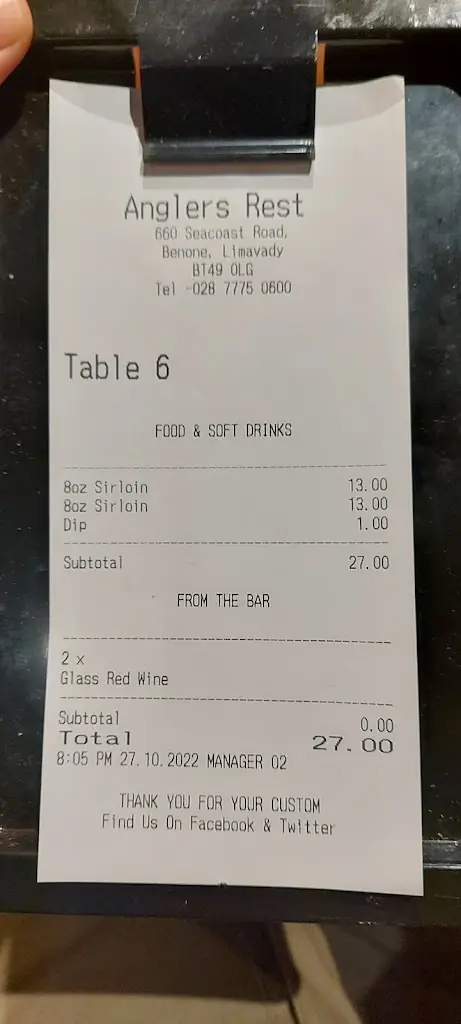 Trevor McKee_Anglers Rest Benone_Limavady_review