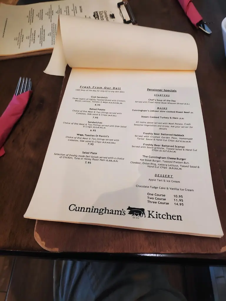 Menu_Cunningham Butchers, Food Hall, Bistro & Steak House - Kilkeel_Kilkeel_image_1