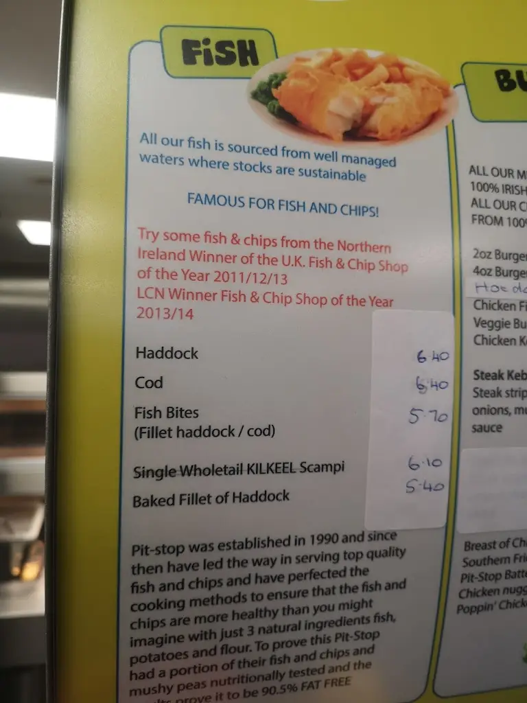Menu_Pit Stop Fast Food_Kilkeel_image_2